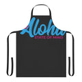 Aloha state of mind graphic design on a stylish island-inspired apron