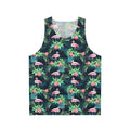Tropical flamingo unisex tank top
