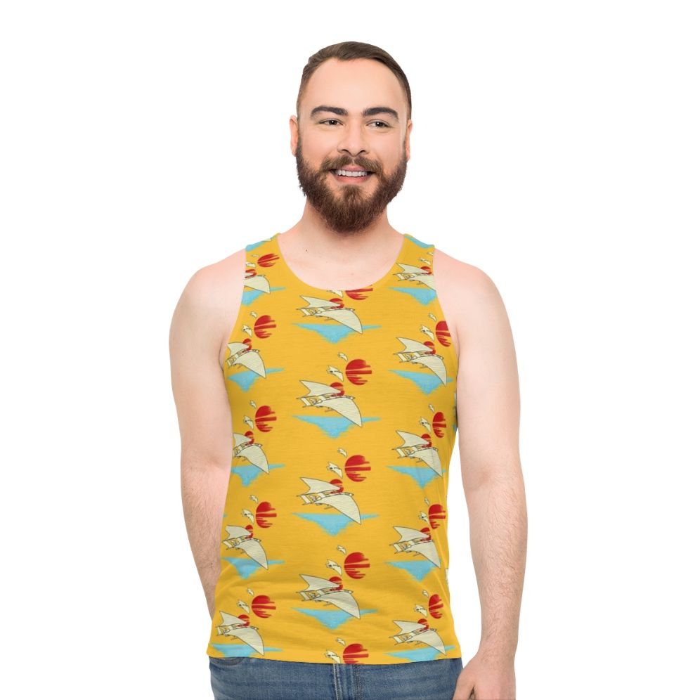 Tropical Raconteur Unisex Star Wars Tank Top featuring Lando Calrissian and Han Solo