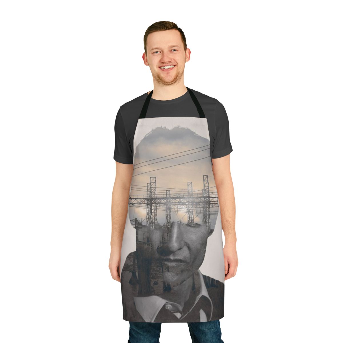 True Detective Season 1 Inspired Apron with Crime Drama Imagery