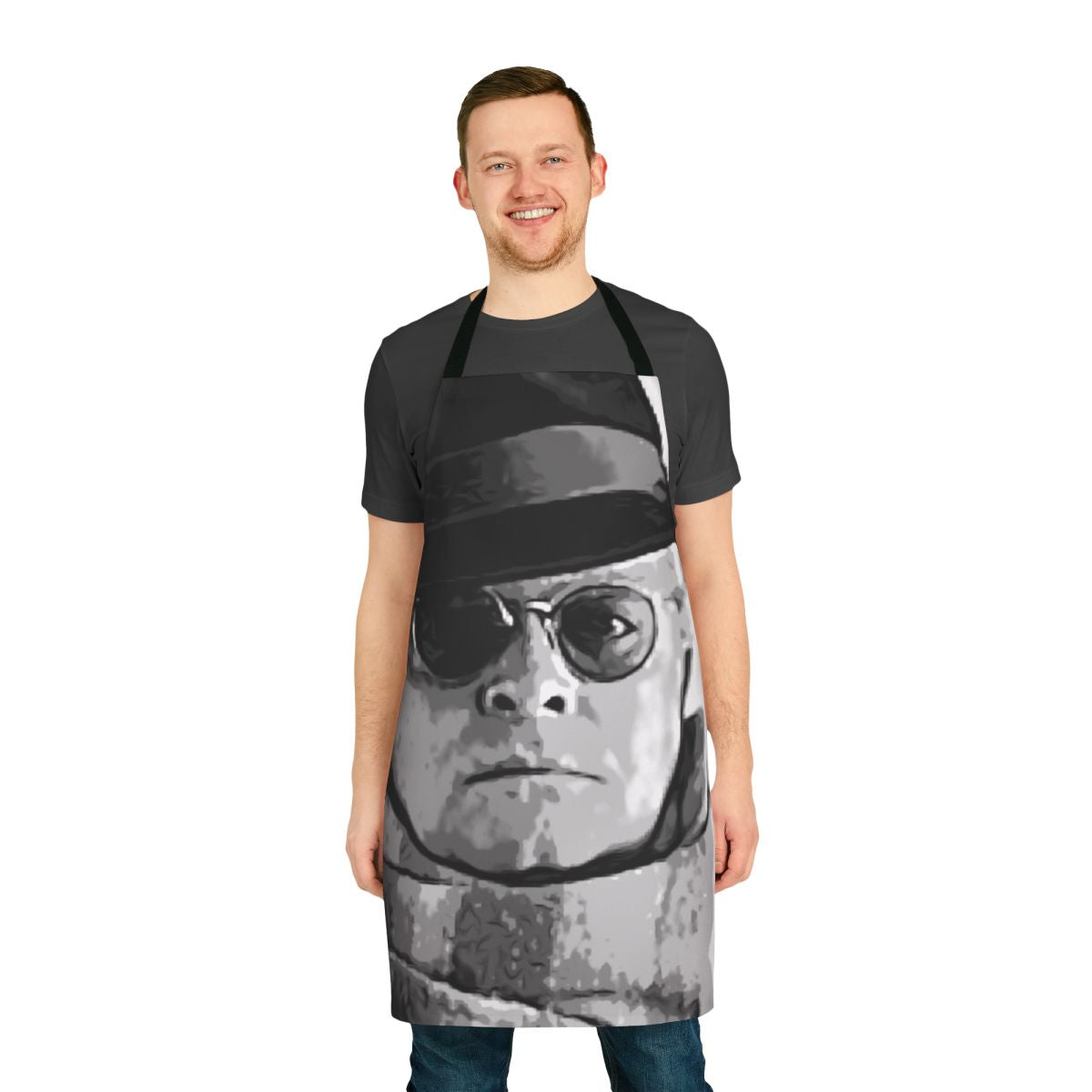 Truman Capote Literary Icon Apron with Truman Capote's image and book titles