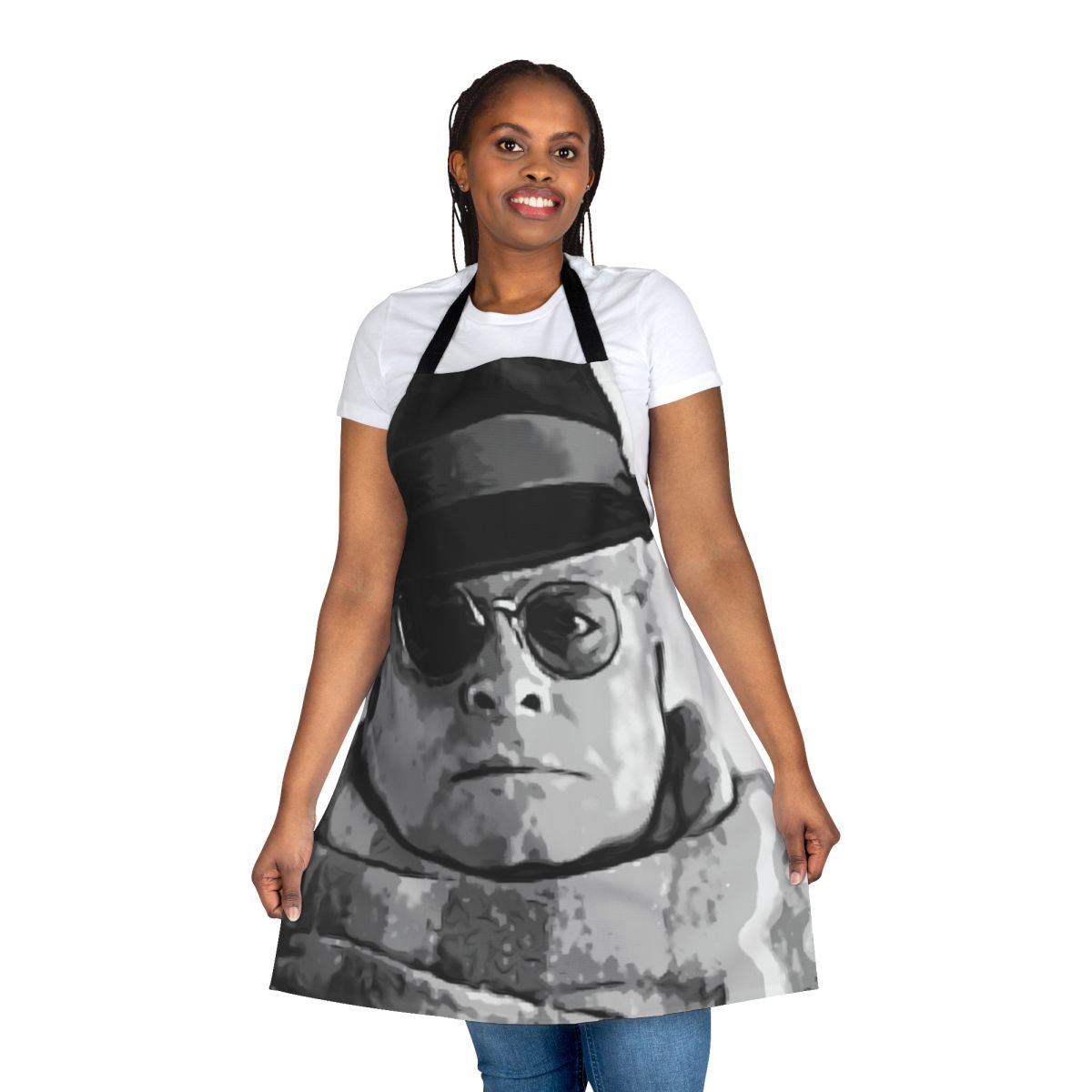 Truman Capote Literary Icon Apron with Truman Capote's image and book titles