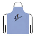 Truman Show inspired apron featuring movie imagery and references