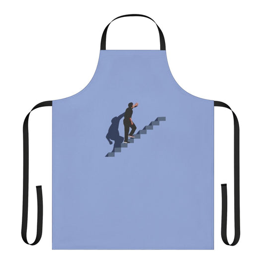 Truman Show inspired apron featuring movie imagery and references