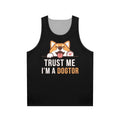 "Trust Me I'm a Dogtor" Funny Doctor Vet Unisex Tank Top