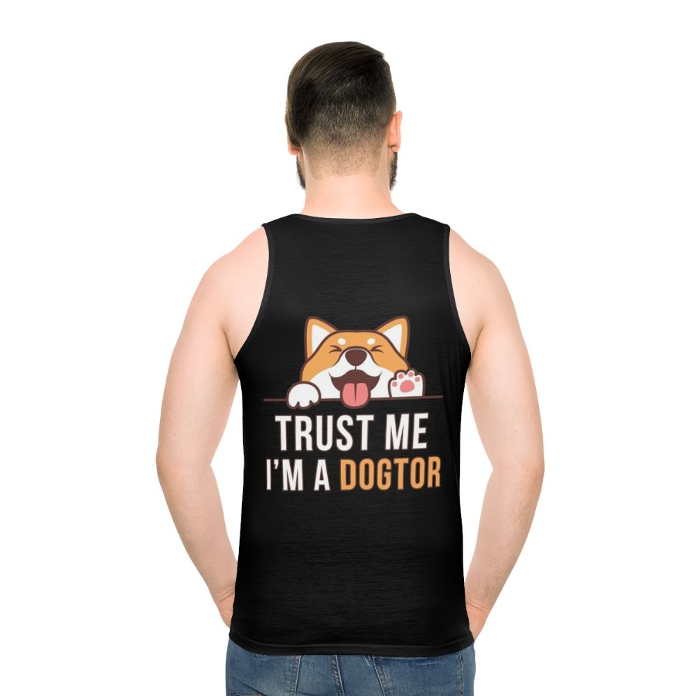 "Trust Me I'm a Dogtor" Funny Doctor Vet Unisex Tank Top
