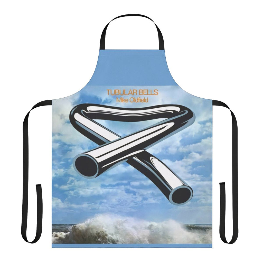 Tubular Bells-inspired retro apron featuring the classic album cover art