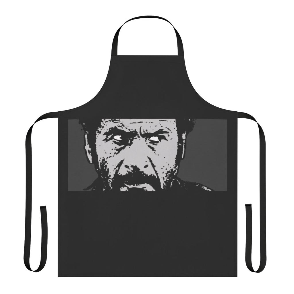 Tuco cult movie apron featuring iconic characters and scenes from the Spaghetti Western film classics