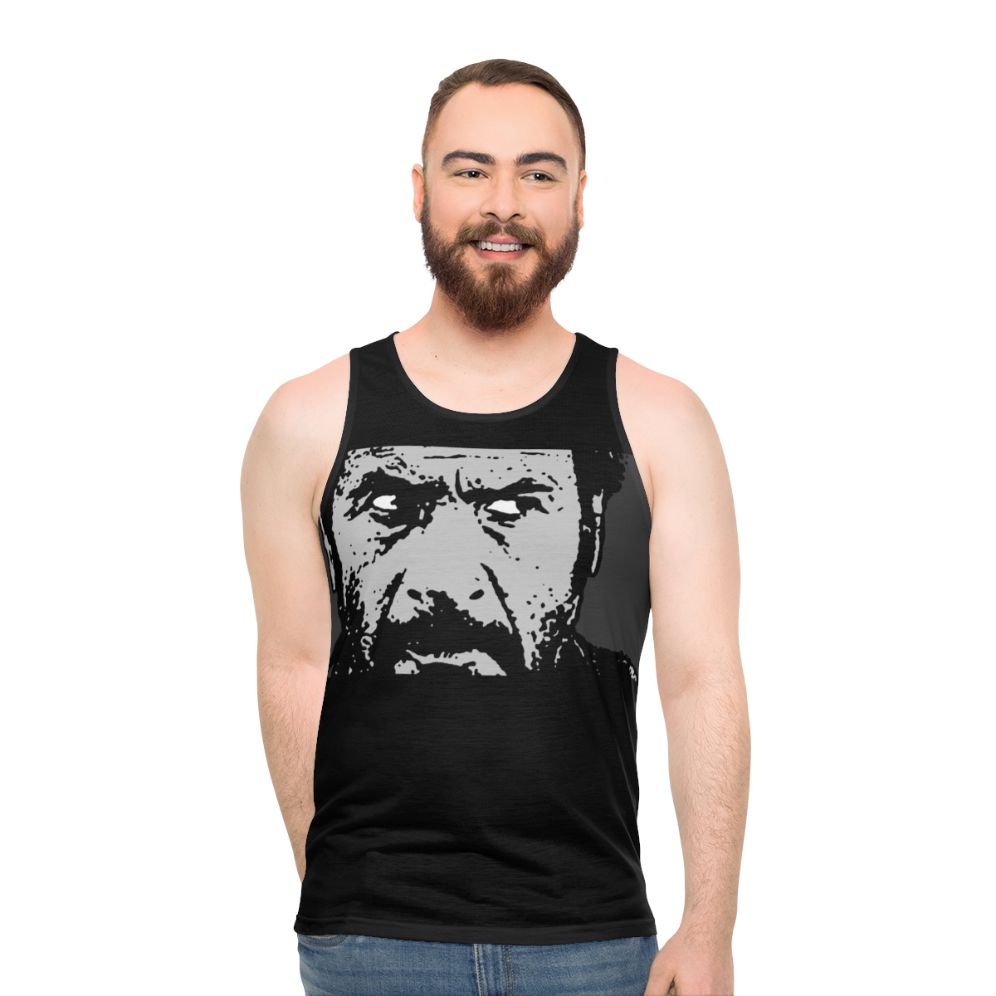 Tuco Unisex Tank Top featuring Clint Eastwood's iconic character from Sergio Leone's Spaghetti Western films