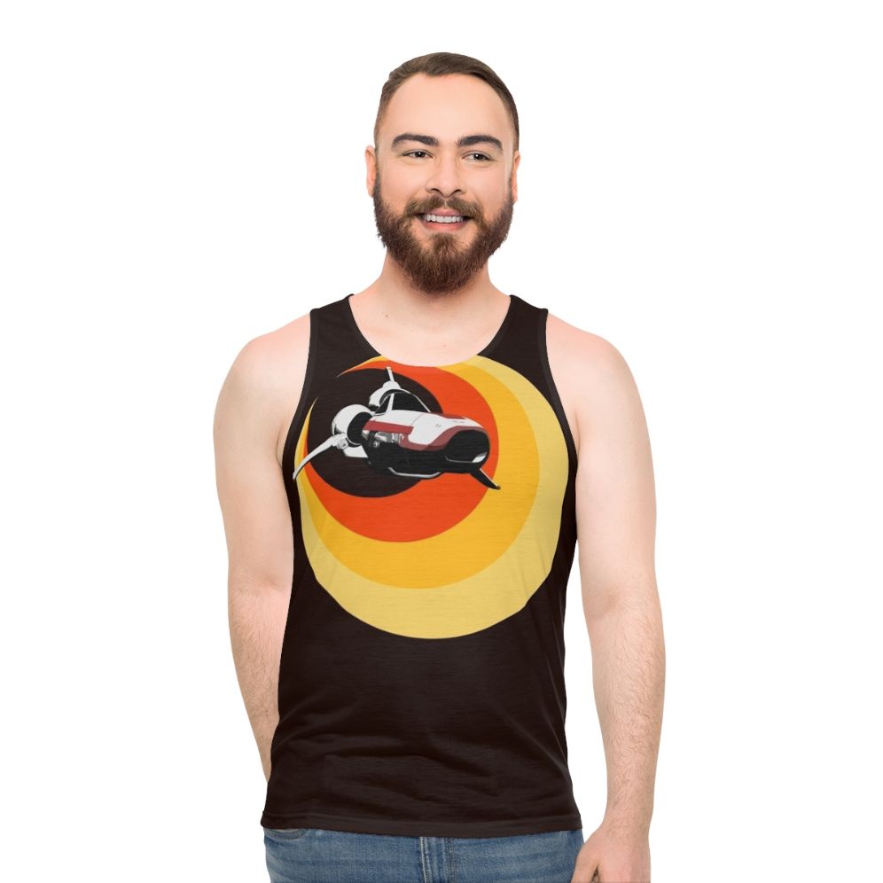 Turbo Boost Retro Sci-Fi Unisex Tank Top