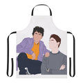 Young Royals-themed apron with text overlay
