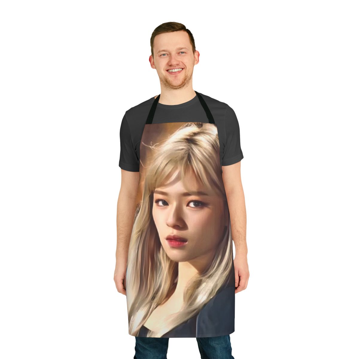Twice Jeongyeon themed cooking apron with full printed design