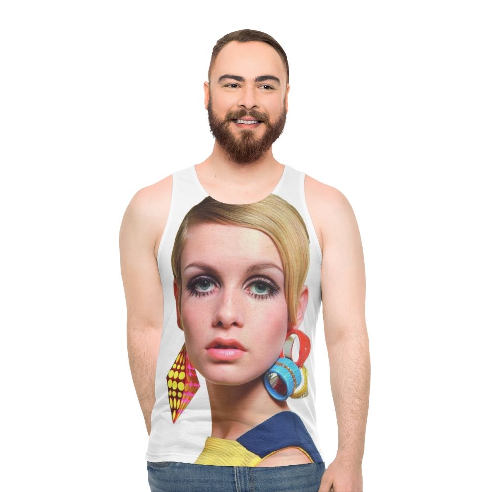 Twiggy Inspired Unisex Tank Top