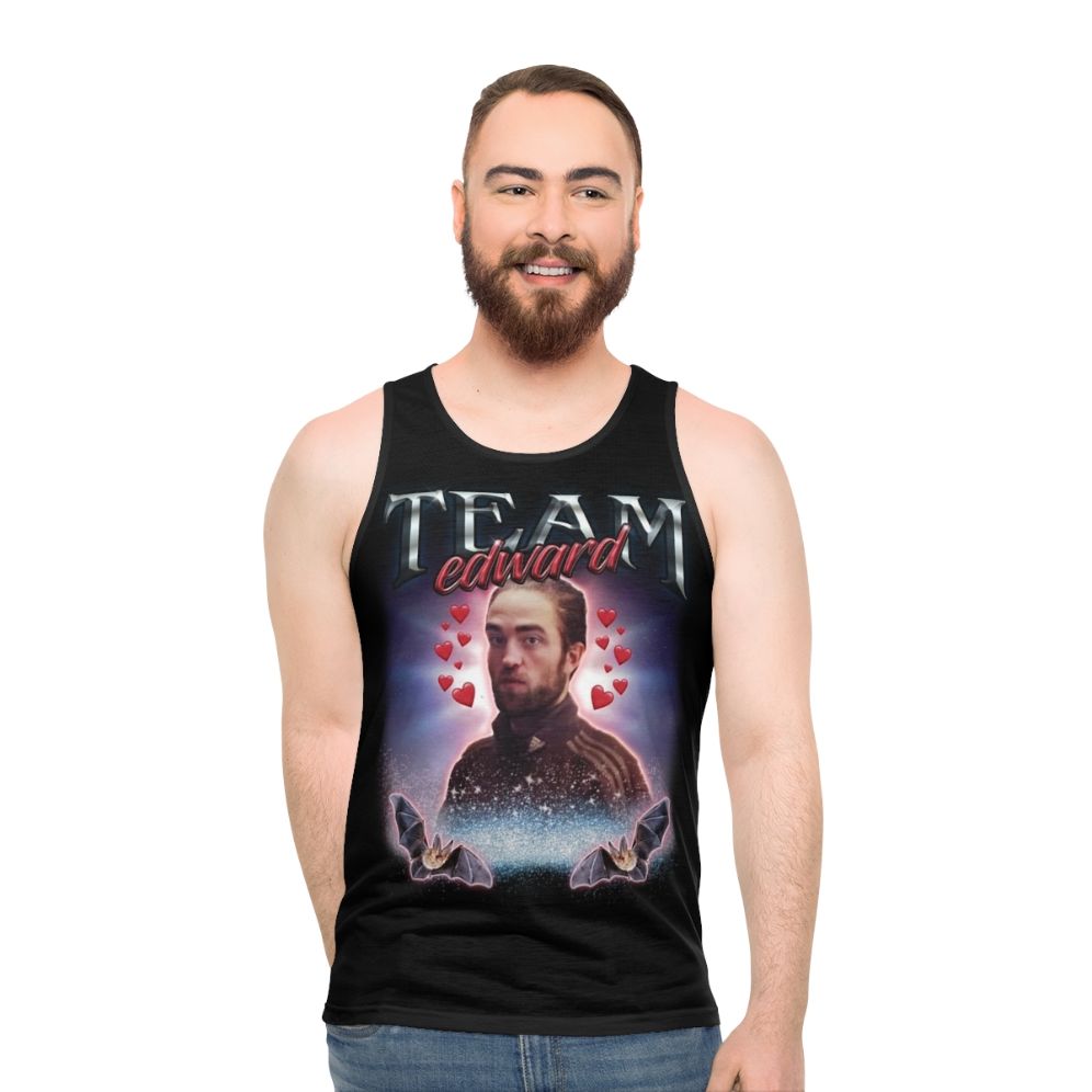 Twilight Edward Cursed Fan Collage Unisex Tank Top