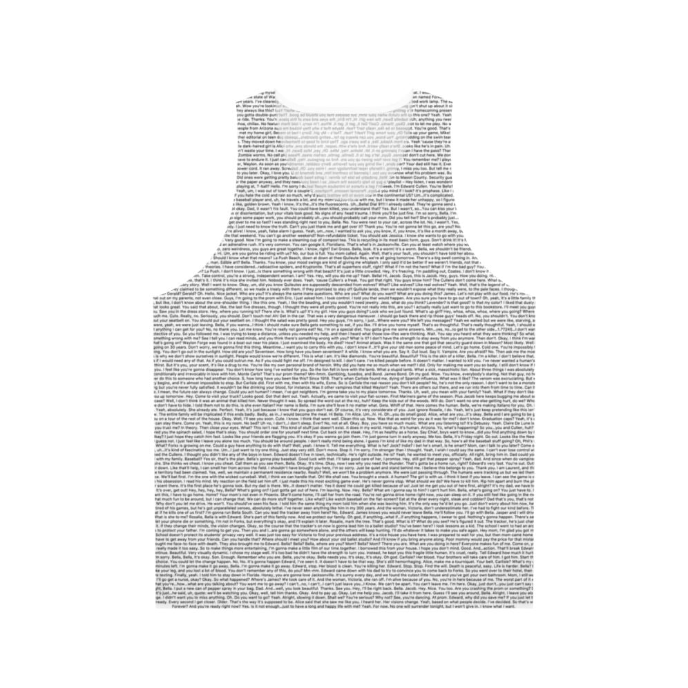 Twilight Movie Script Unisex Tank Top