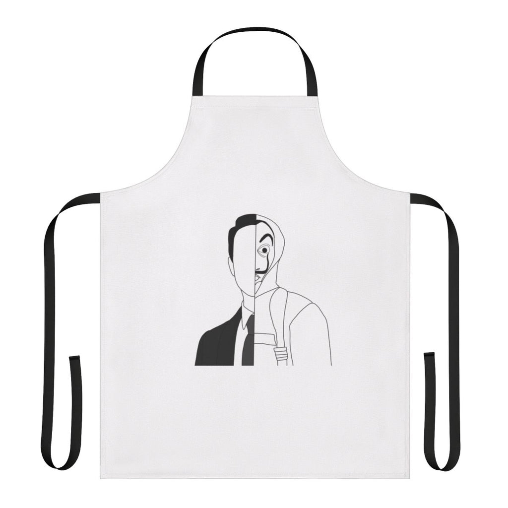 Money Heist Themed Apron with Typography Design