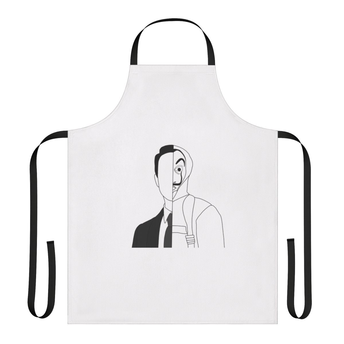 Money Heist Themed Apron with Typography Design
