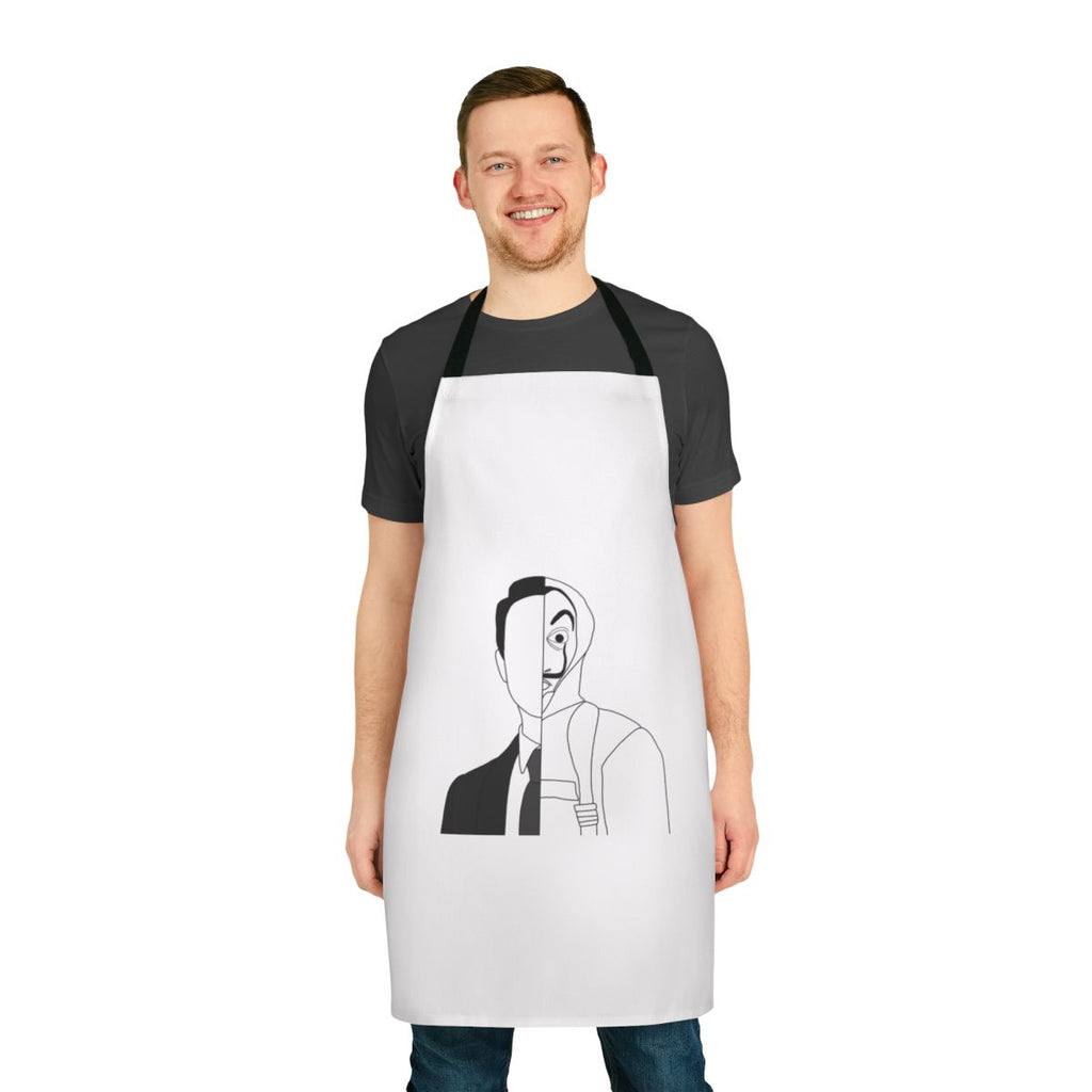 Money Heist Themed Apron with Typography Design