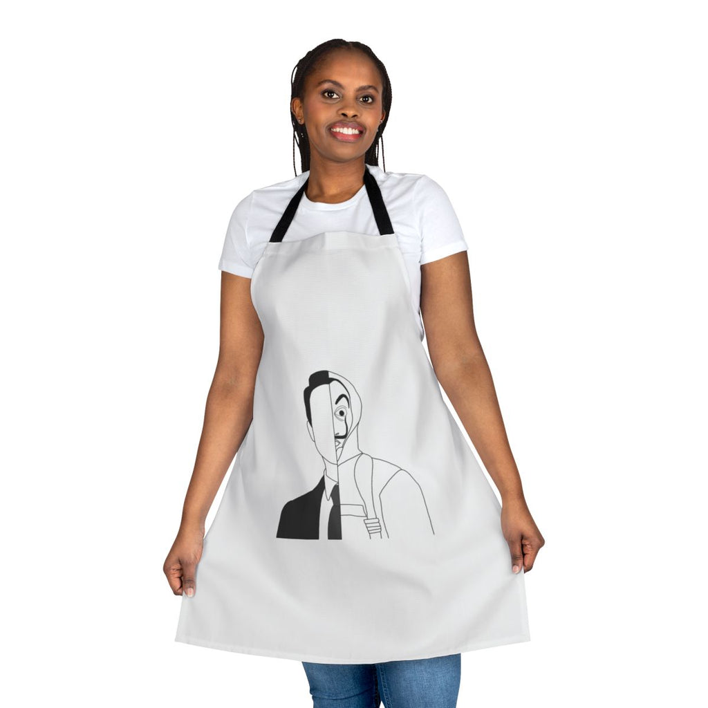 Money Heist Themed Apron with Typography Design