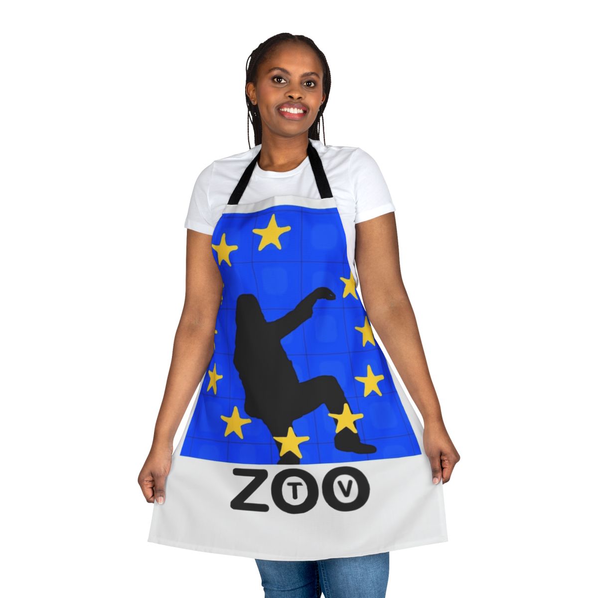 U2 inspired apron with band and album references