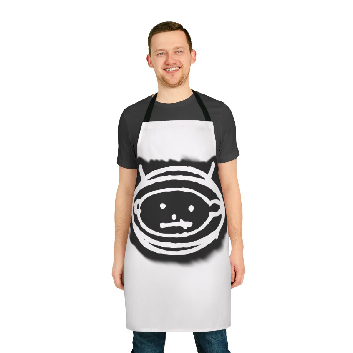 U2 inspired baby apron with Bram Zoo design