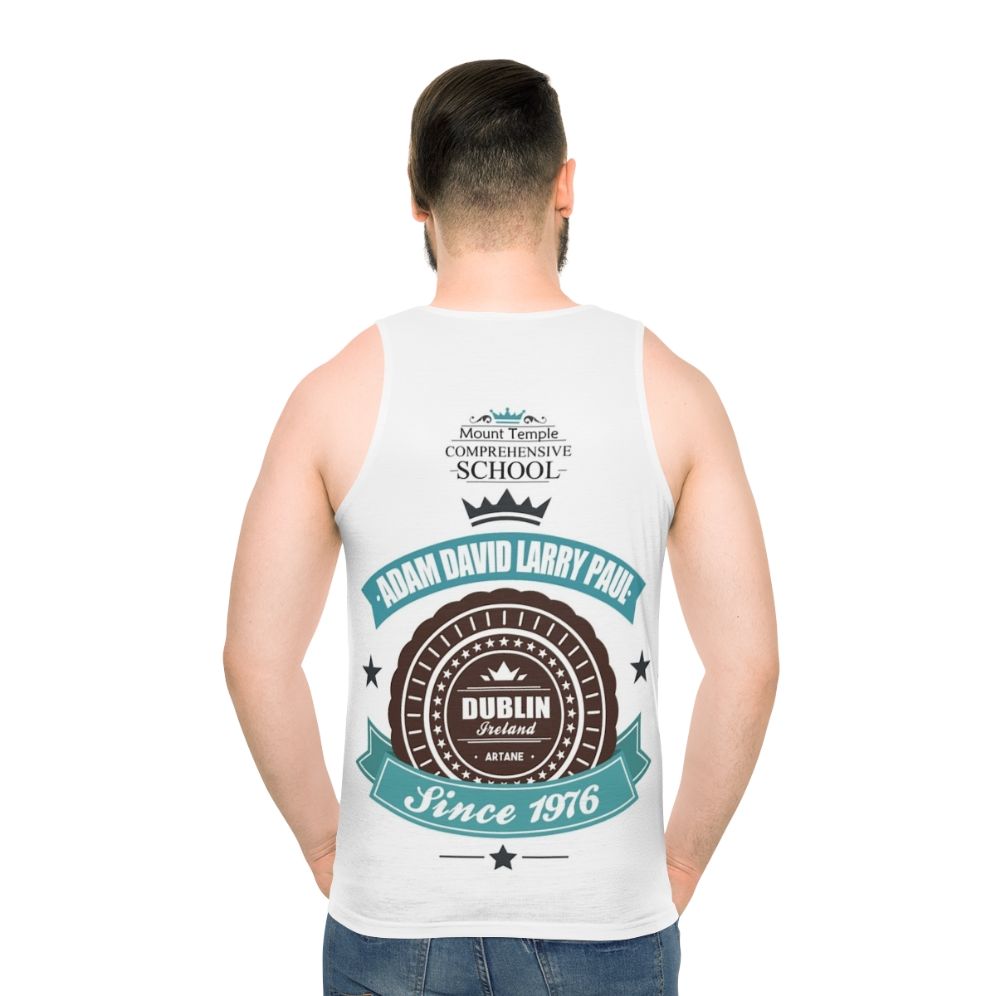 U2 vintage logo unisex tank top