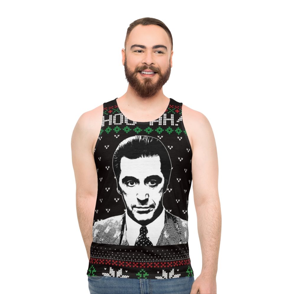 Unisex Ugly Christmas Sweater Tank Top