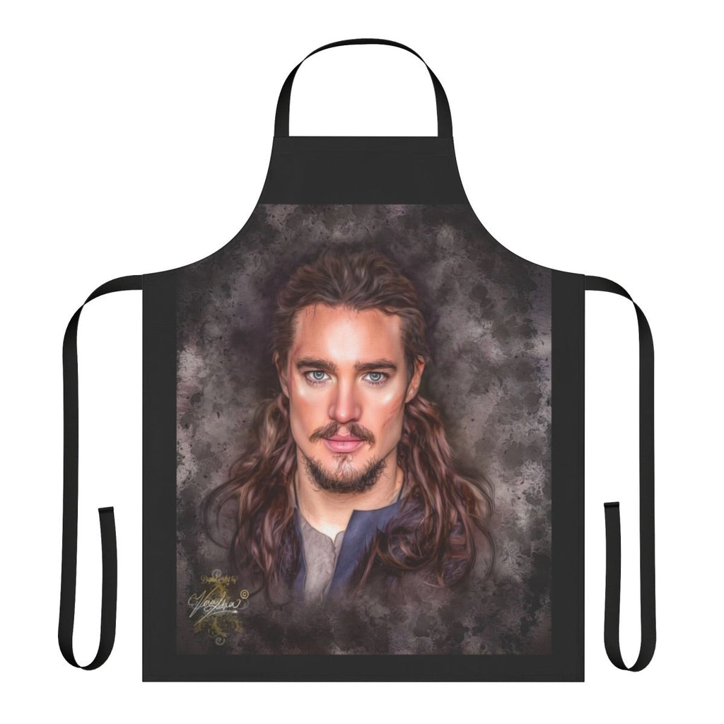 Uhtred of Bebbanburg inspired apron featuring a design from the popular TV series The Last Kingdom