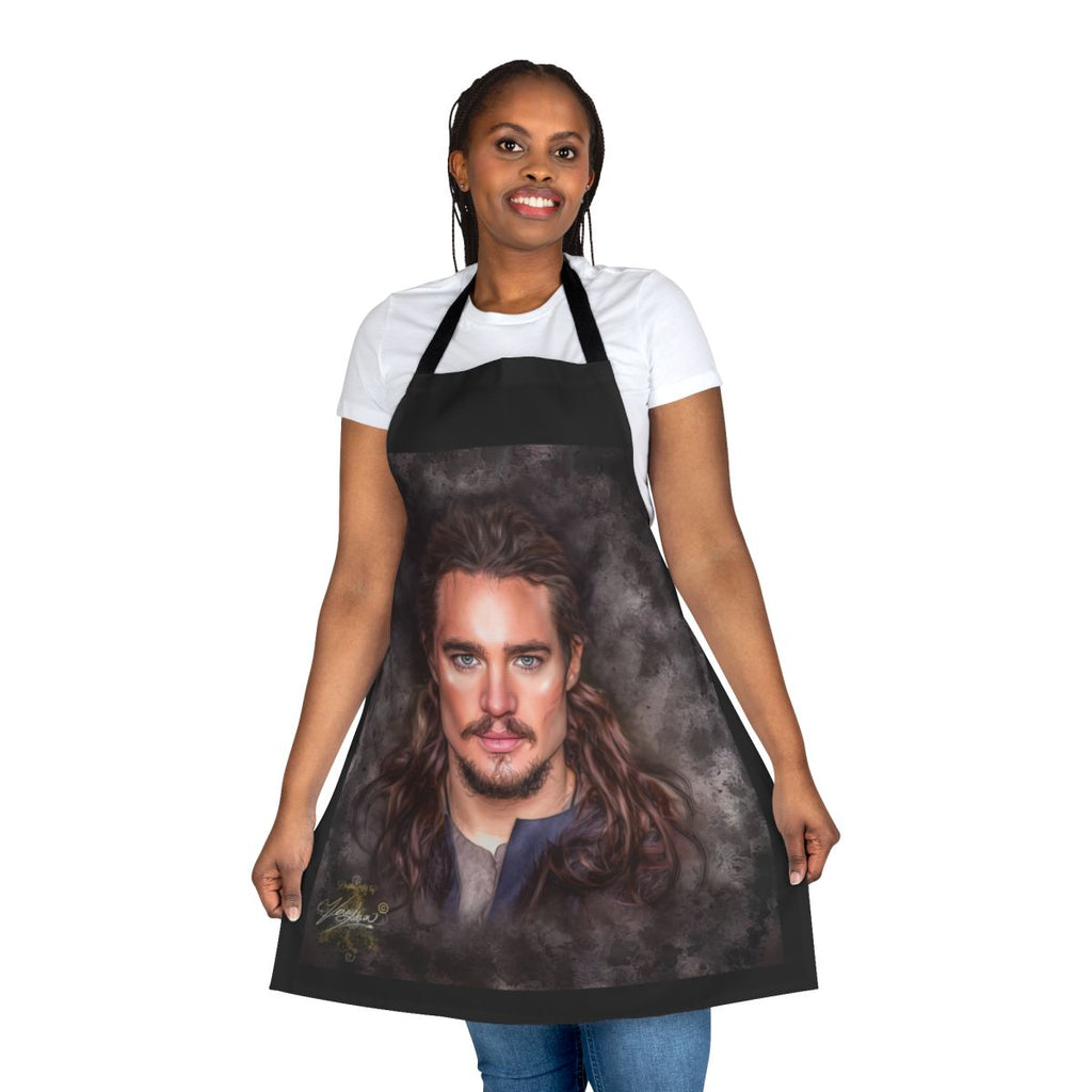 Uhtred of Bebbanburg inspired apron featuring a design from the popular TV series The Last Kingdom