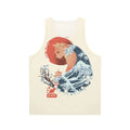 Ukiyo-e inspired cat tank top