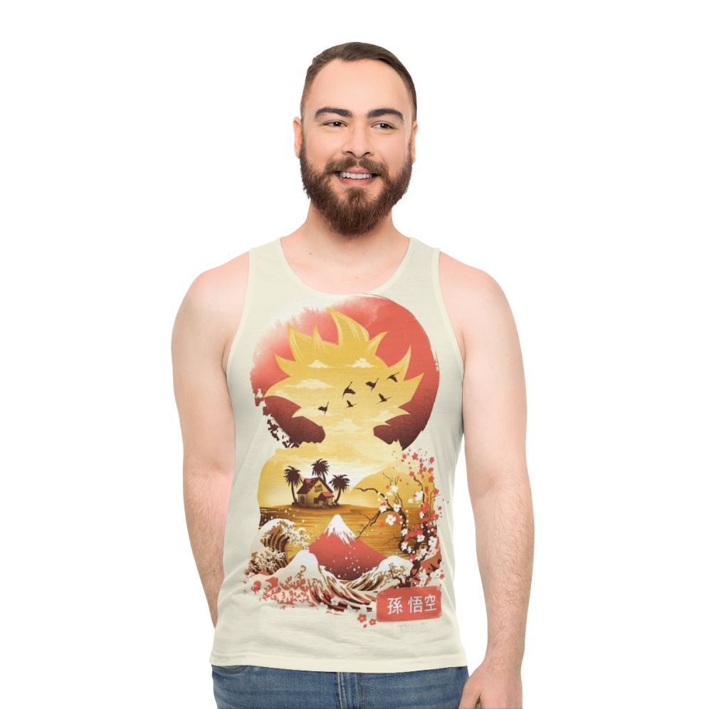 Ukiyo E Super Saiyan Unisex Anime Tank Top