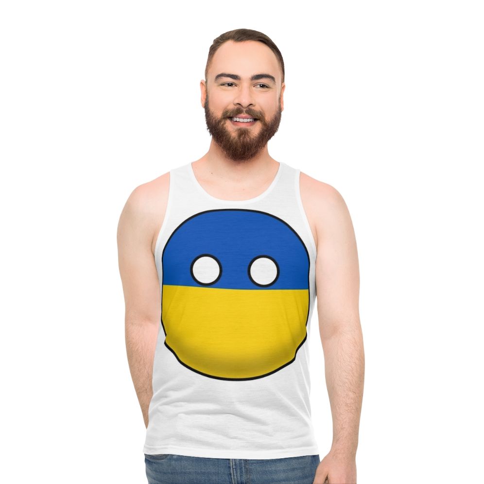 Ukraine Countryball Unisex Tank Top