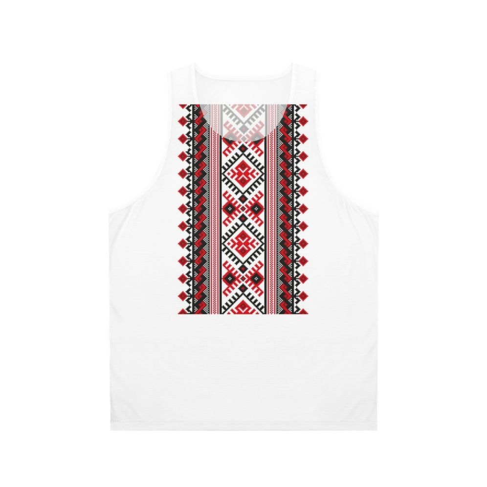Ukrainian vyshyvanka embroidered unisex tank top