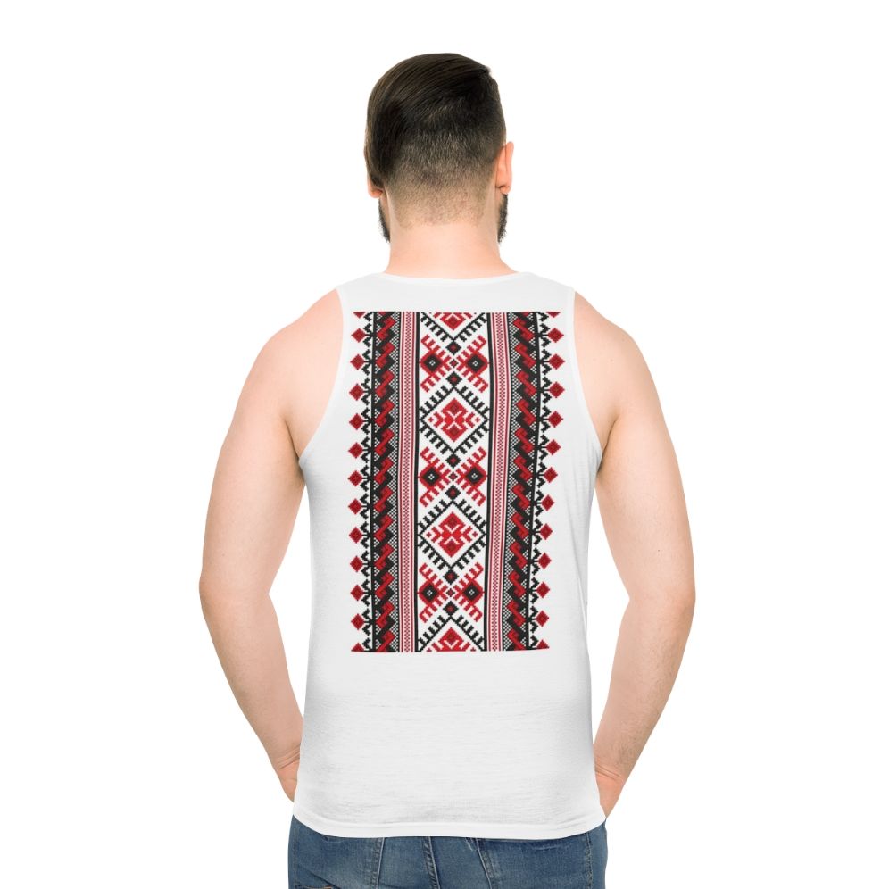 Ukrainian vyshyvanka embroidered unisex tank top