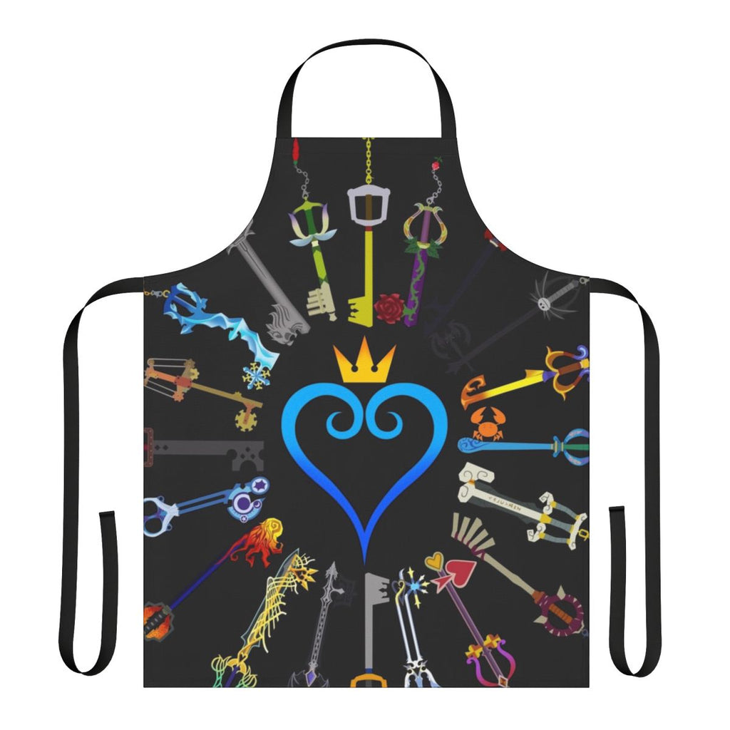 Kingdom Hearts Keyblades Inspired Apron for Gamers and Fans