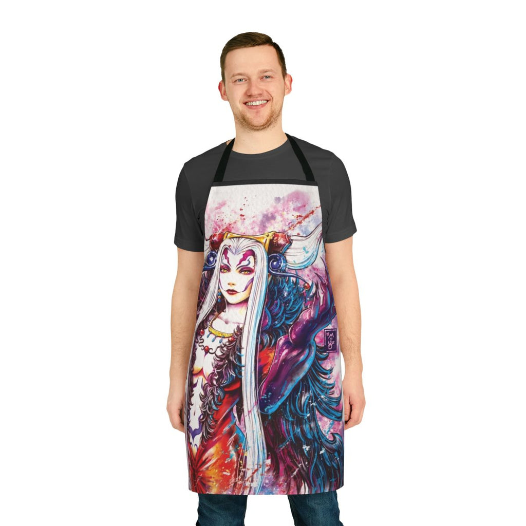 Ultimecia-themed cooking apron for fans of the Final Fantasy video game series