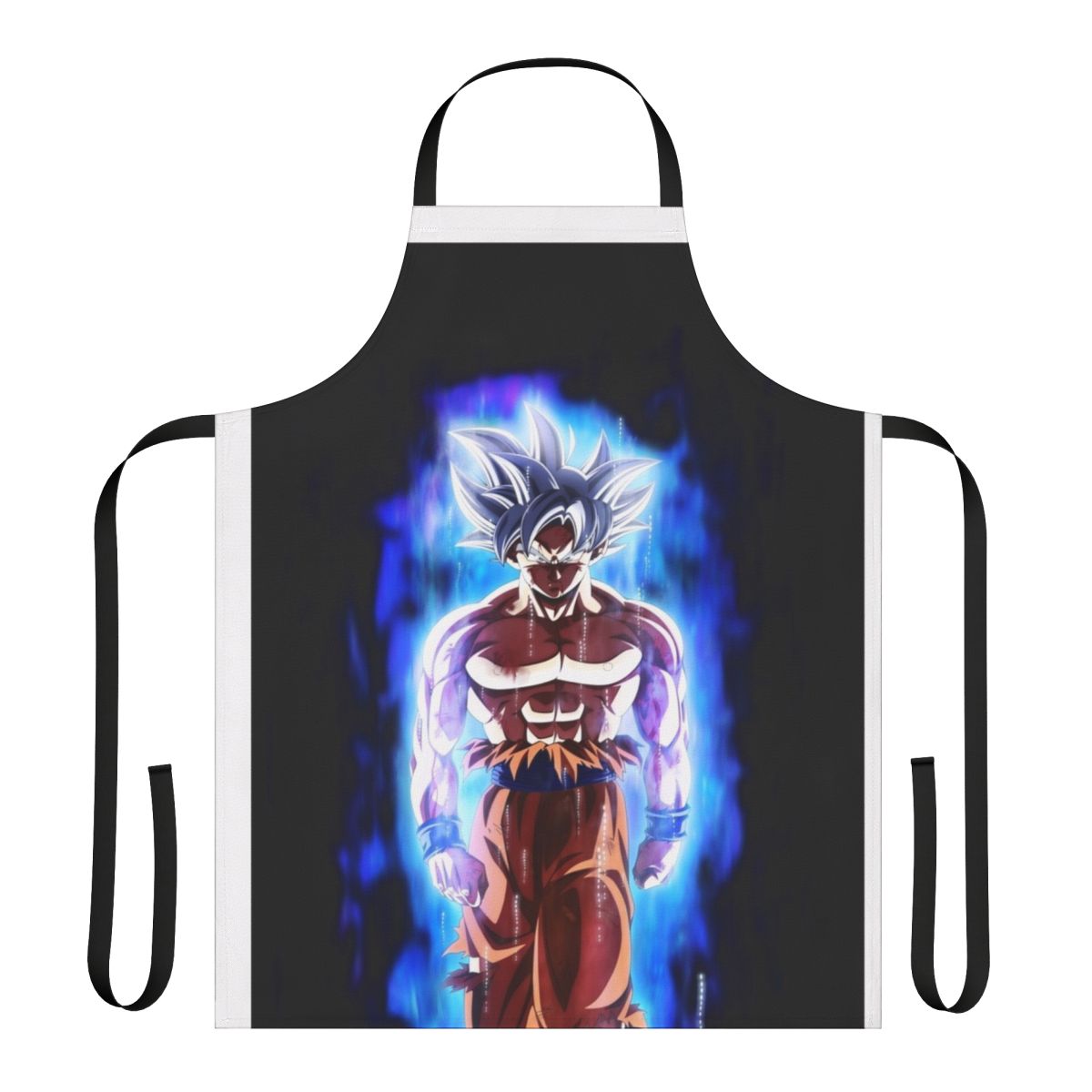 Ultra Instinct Goku Inspired Apron with Iconic Dragon Ball Super Design