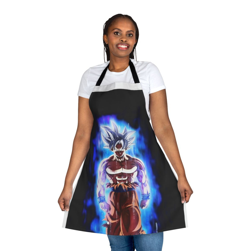 Ultra Instinct Goku Inspired Apron with Iconic Dragon Ball Super Design