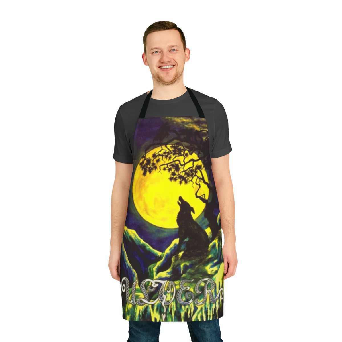 Ulver inspired black metal and experimental music theme apron