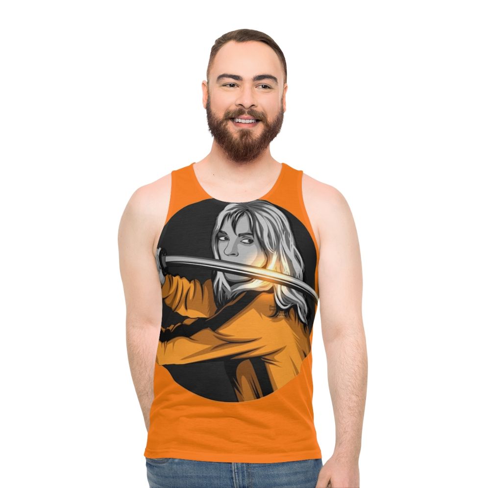 Uma Thurman in Kill Bill Unisex Tank Top