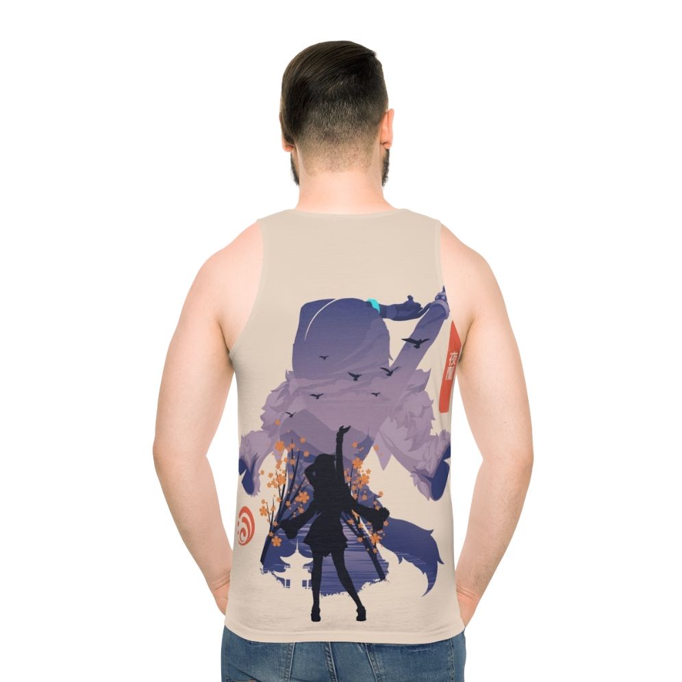Umbrabilis Orchis unisex tank top with anime-inspired design