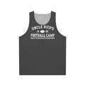 Uncle Rico's Football Camp Unisex Tank Top with Napoleon Dynamite Parody Design