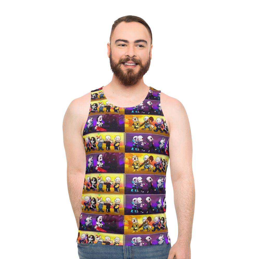 Undertale AU Sanses Good and Evil Unisex Tank Top