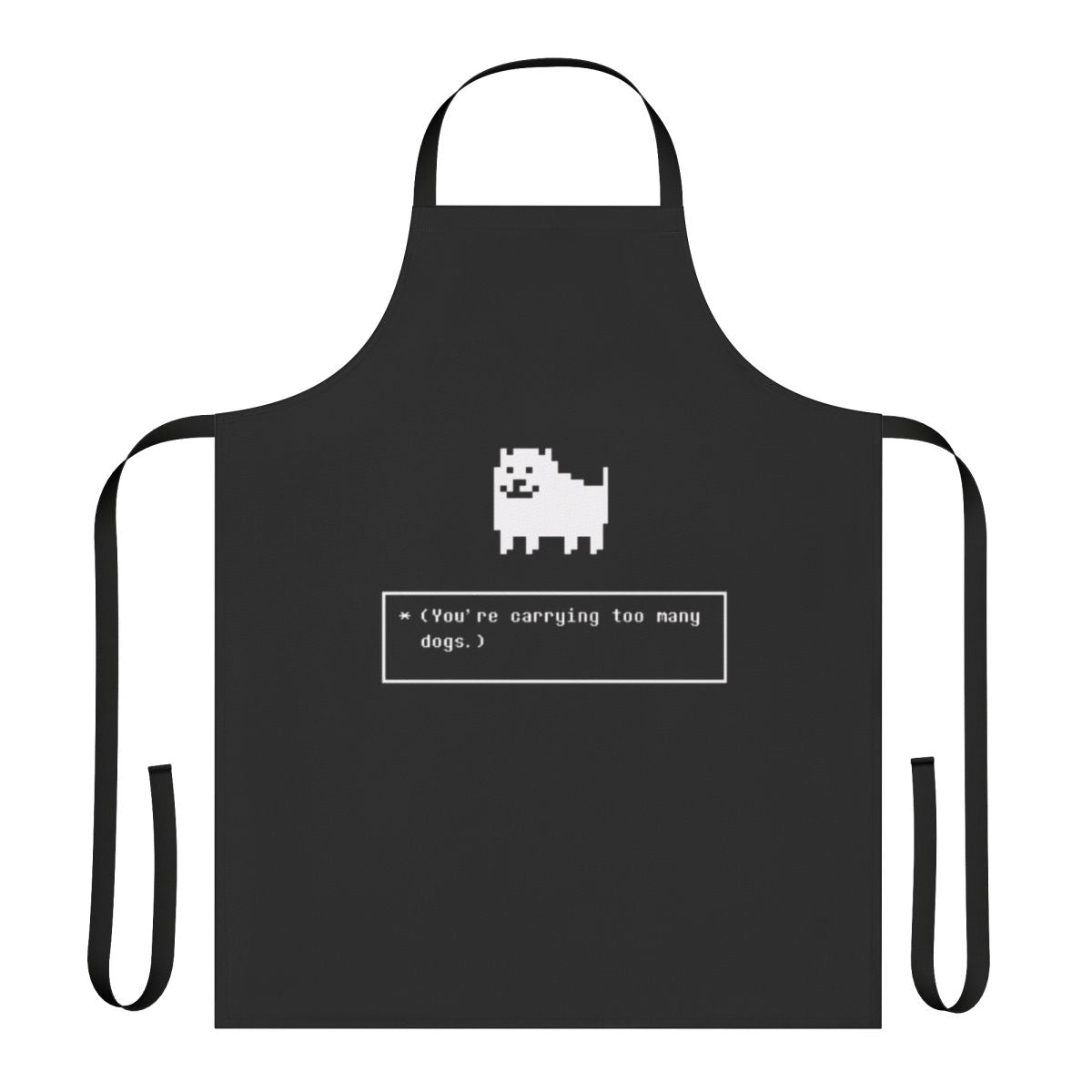 Apron featuring the Annoying Dog from the Undertale video game