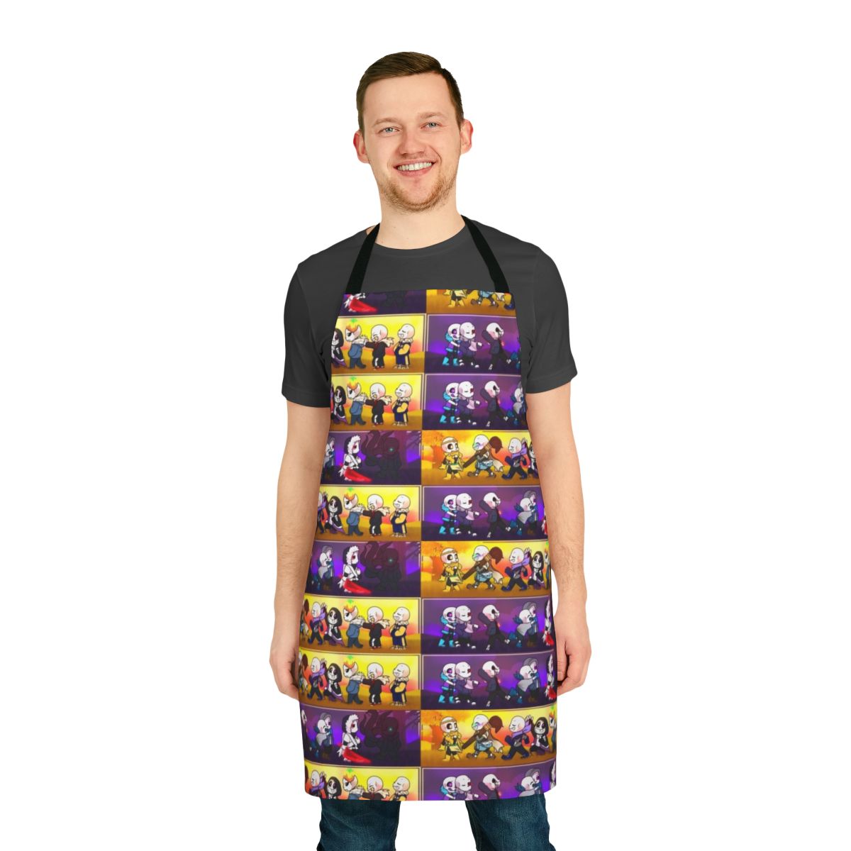 Undertale Inspired Apron featuring Dream Sans and Nightmare Sans