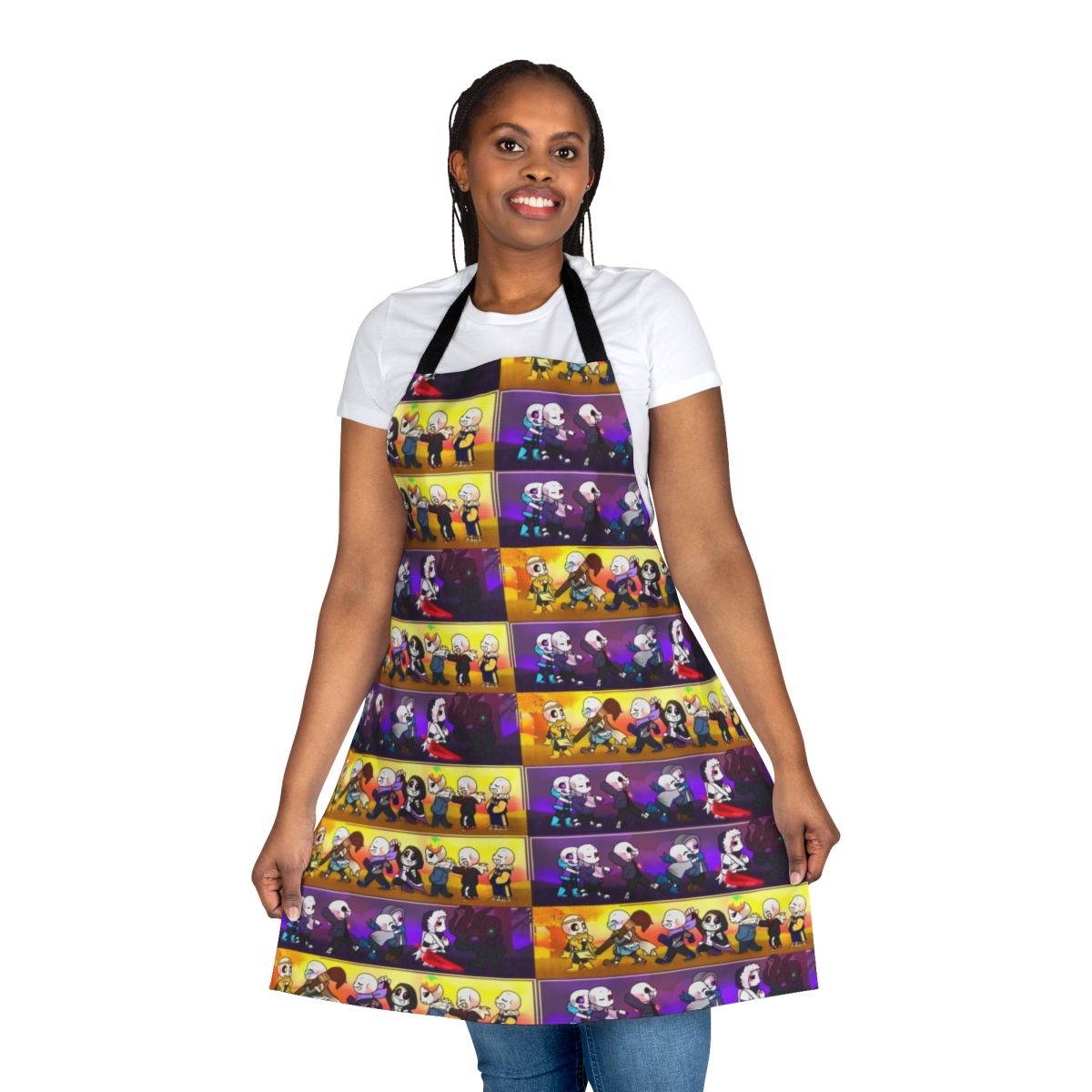 Undertale Inspired Apron featuring Dream Sans and Nightmare Sans