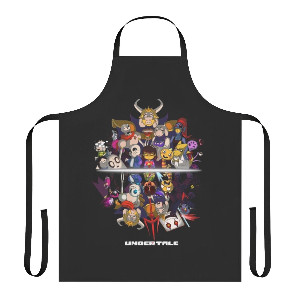 Undertale-themed apron featuring the popular character Sans
