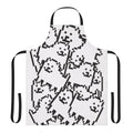 Undertale inspired apron featuring a collage of the Annoying Dog and other Undertale characters