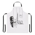 Undertale-themed apron with fantasy sword design, perfect for dog owners