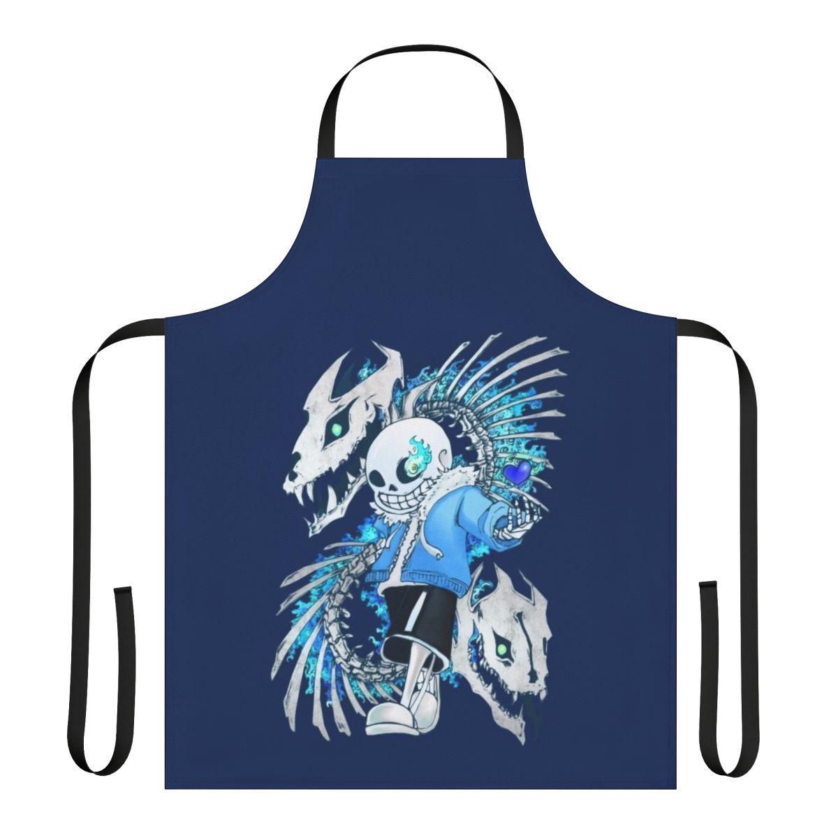 Undertale Sans-themed apron for kitchen, cooking, and cosplay